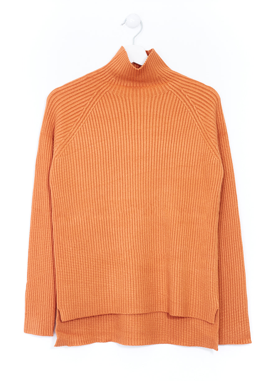 Seamless turtleneck sweater
