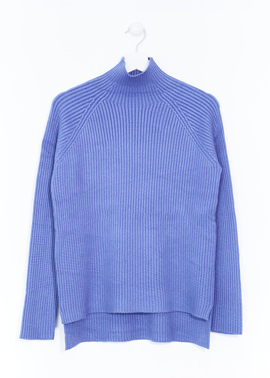 Seamless turtleneck sweater