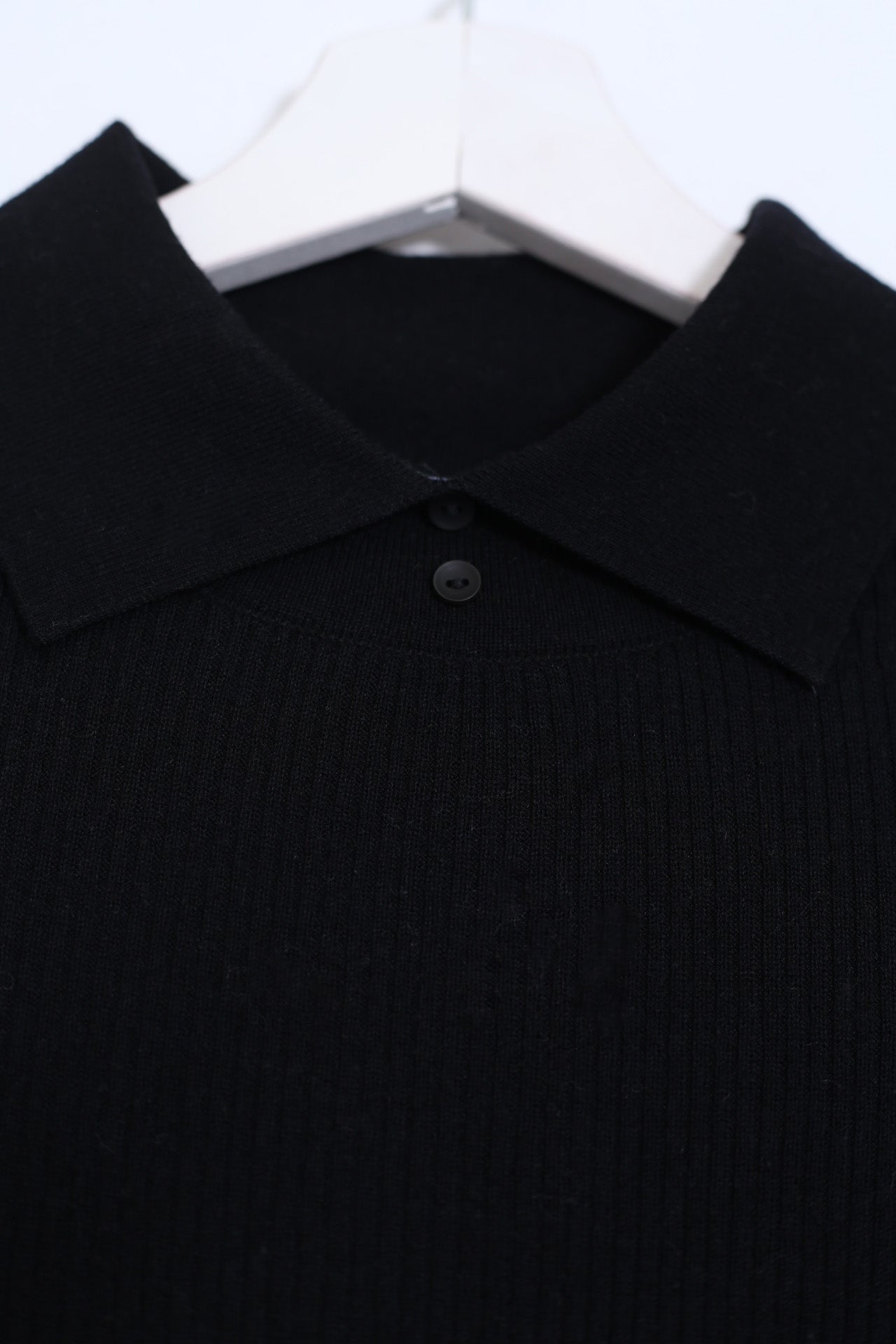 Jersey mohair polo