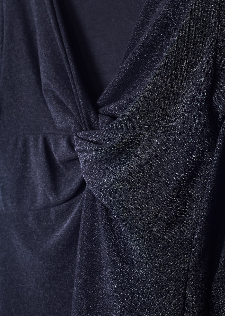 Crossover lurex T-shirt