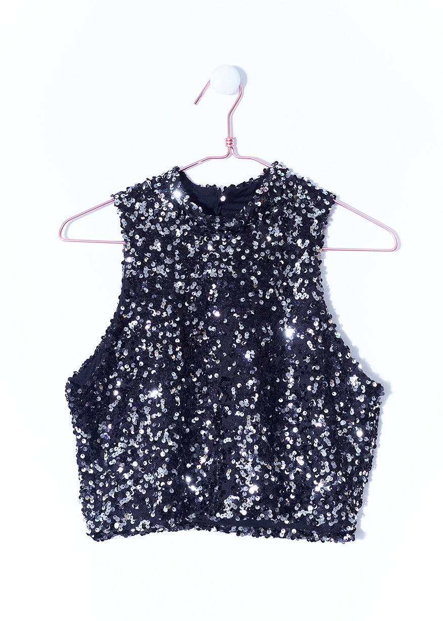 Sparkly halter top