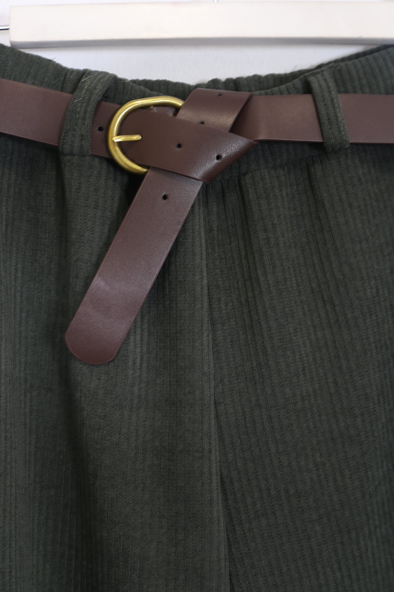 Pantalones pana palazzo