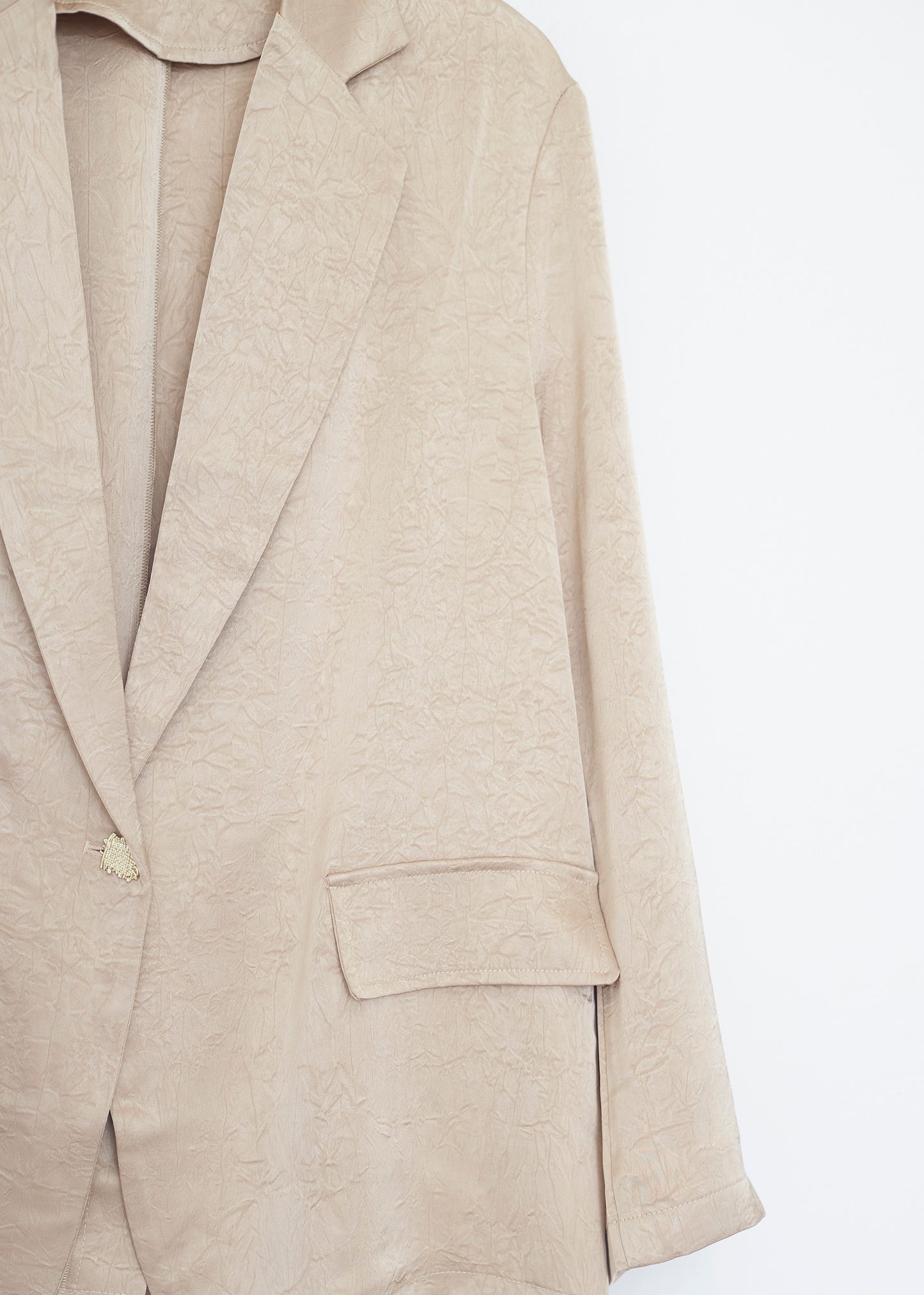 Satin blazer