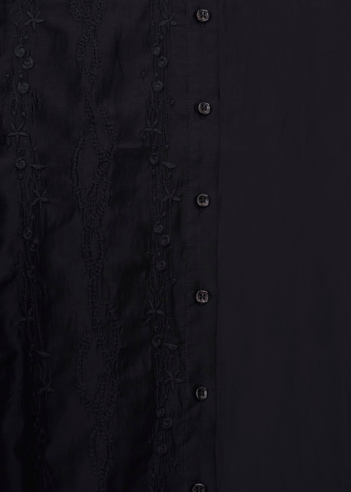 Camisa organza bordada