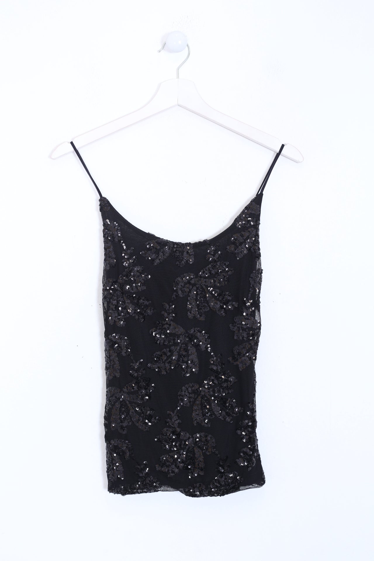 Top devoré lentejuelas