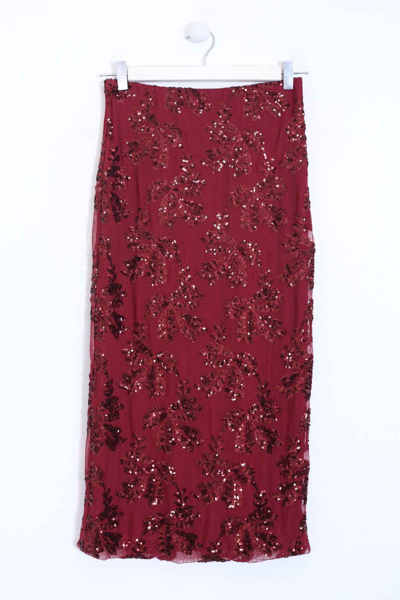 Falda devoré lentejuelas