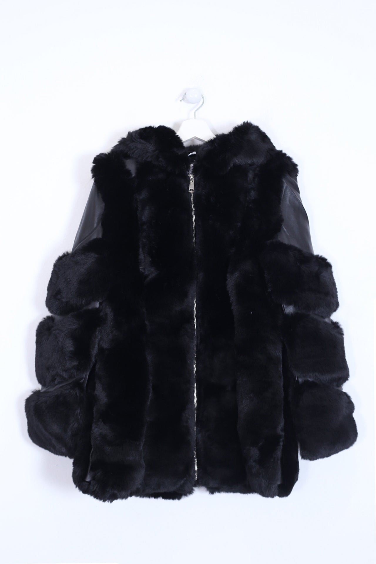 Chaqueta efecto pelo