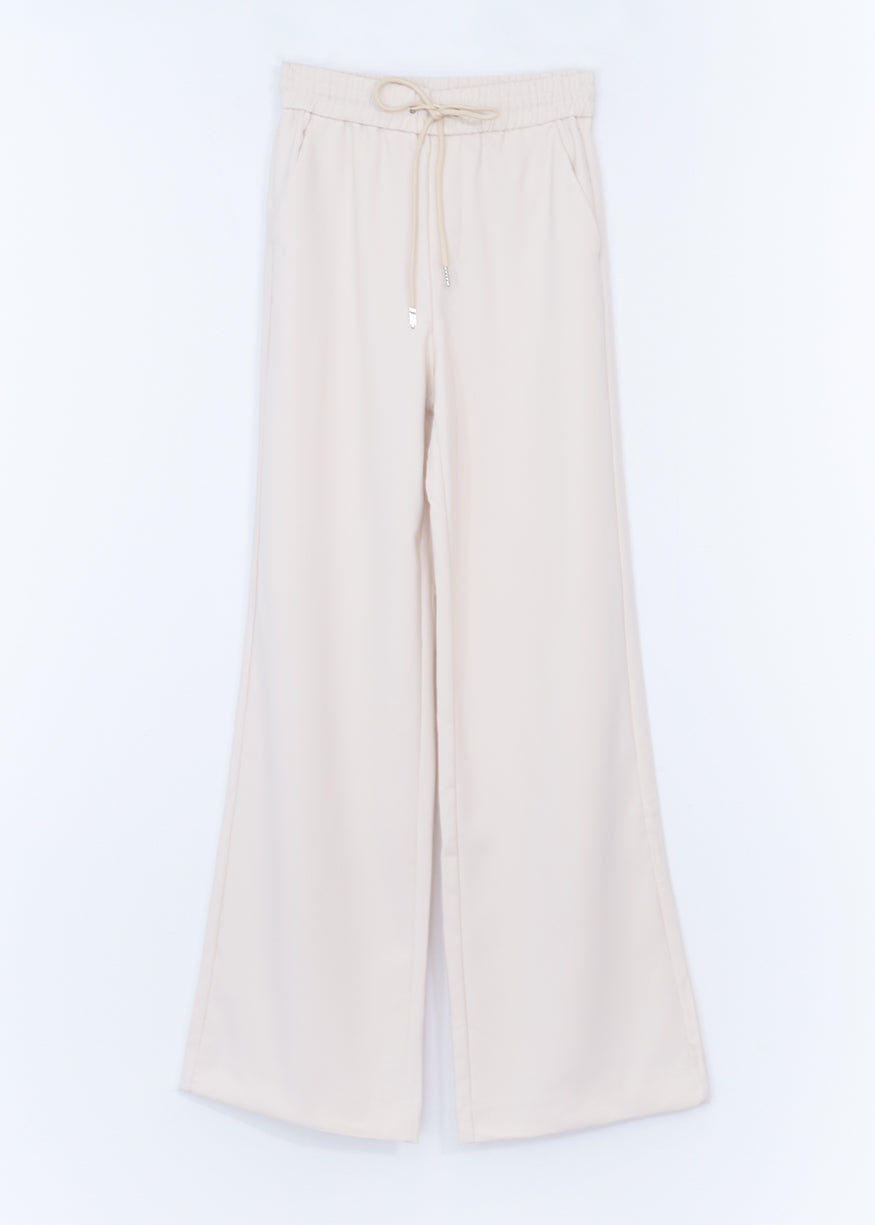 Drawstring palazzo pants