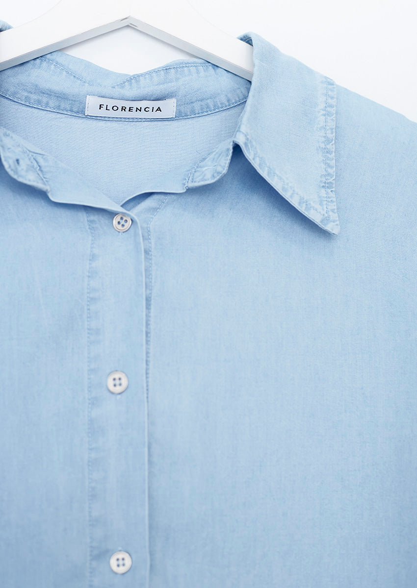 Camisa denim fluida