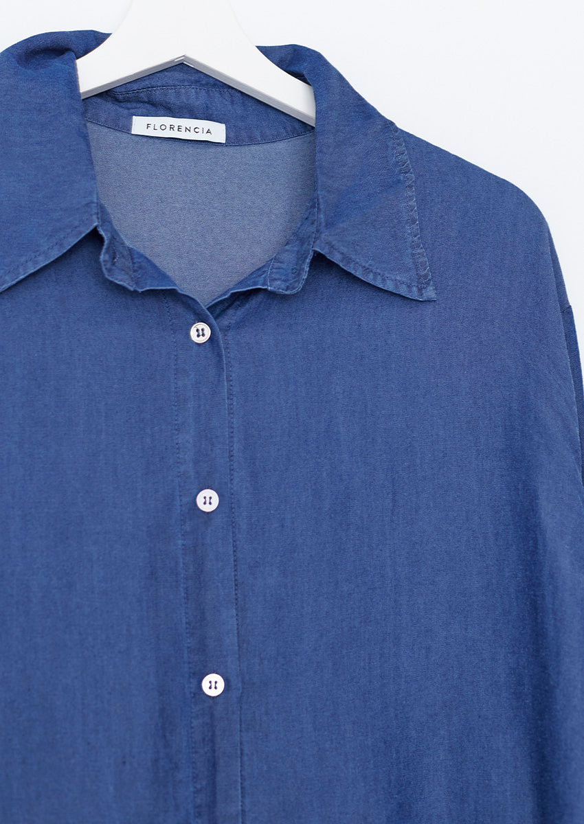 Camisa denim fluida