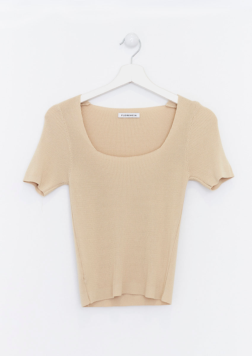 Square neckline top