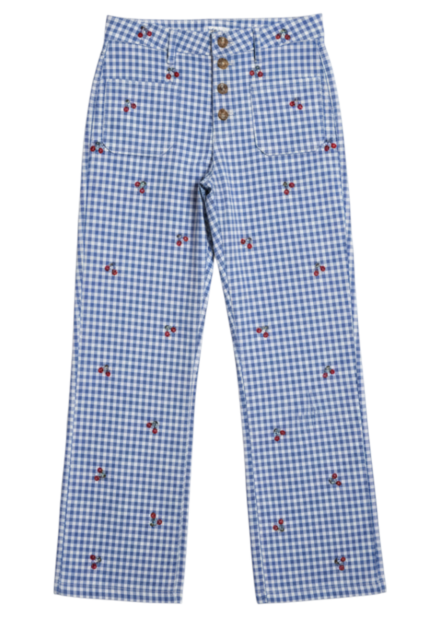 Jeans vichy cerezas