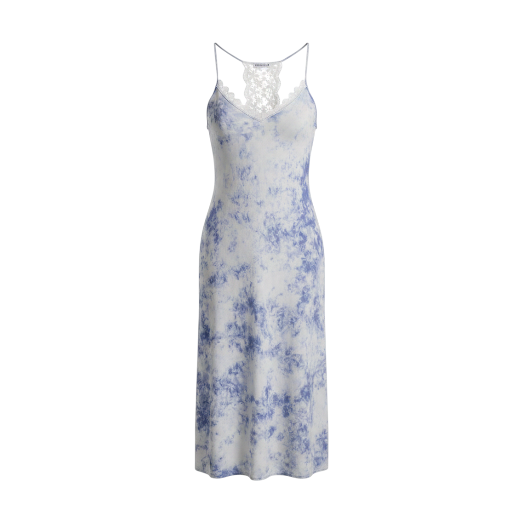 Vestido tie dye guipur