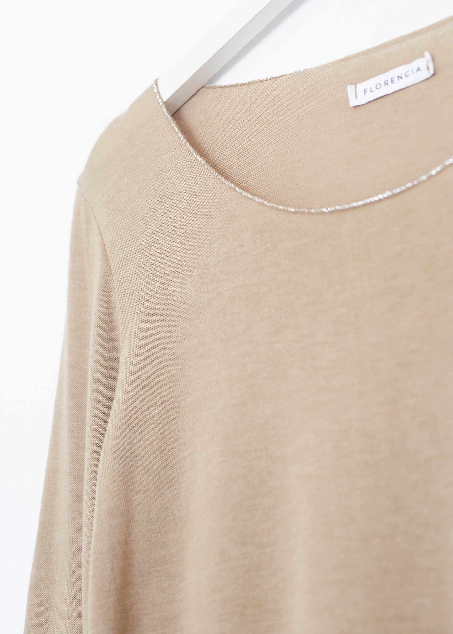 Silver round neck t-shirt