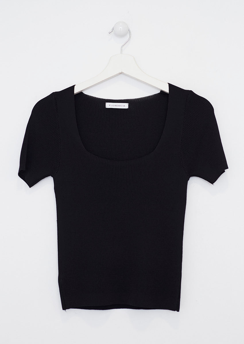 Square neckline top