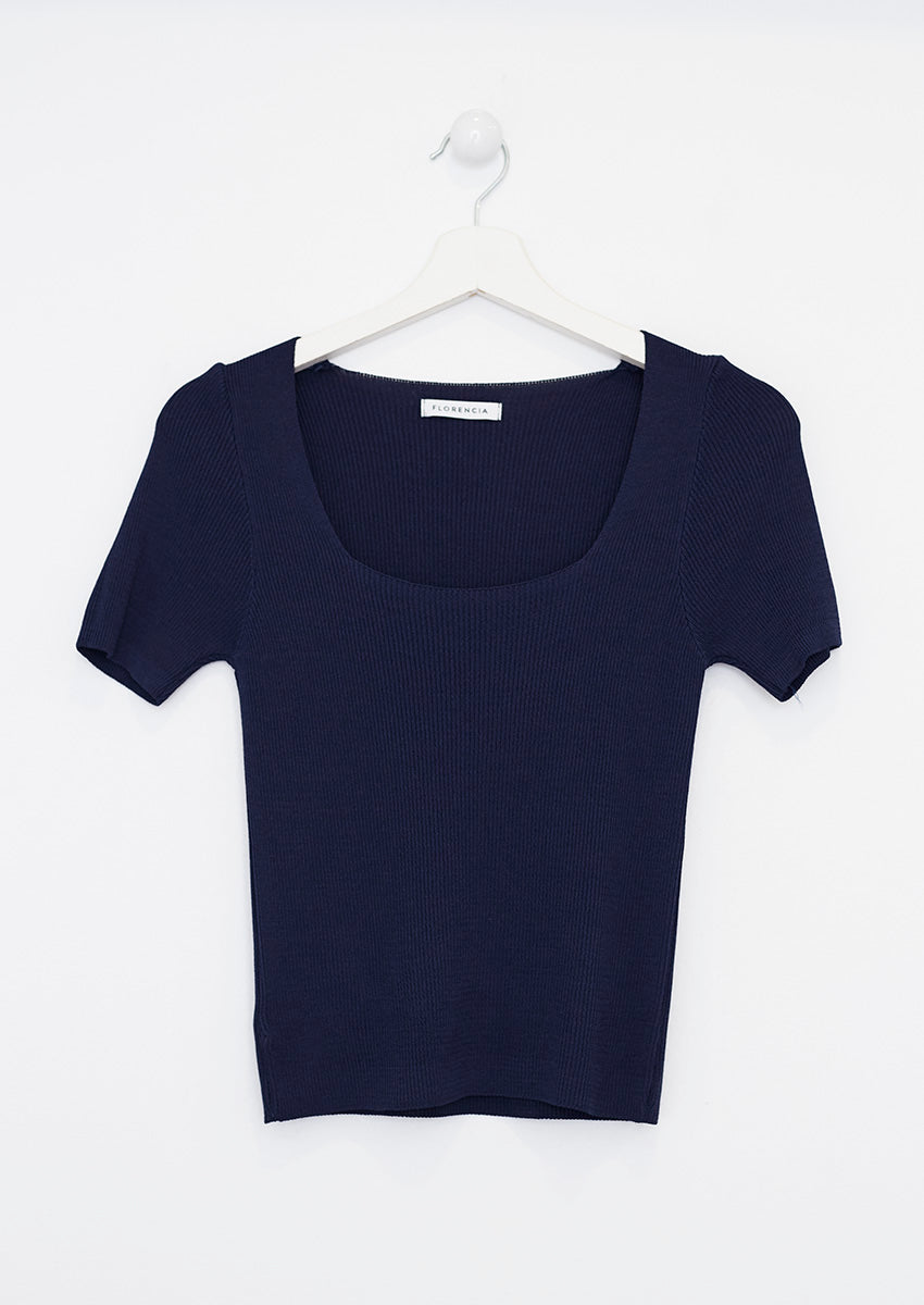 Square neckline top