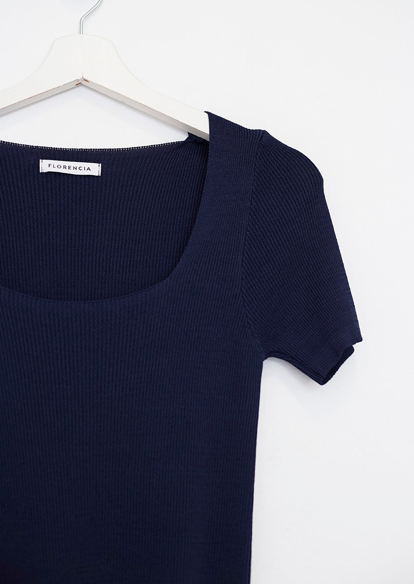 Square neckline top