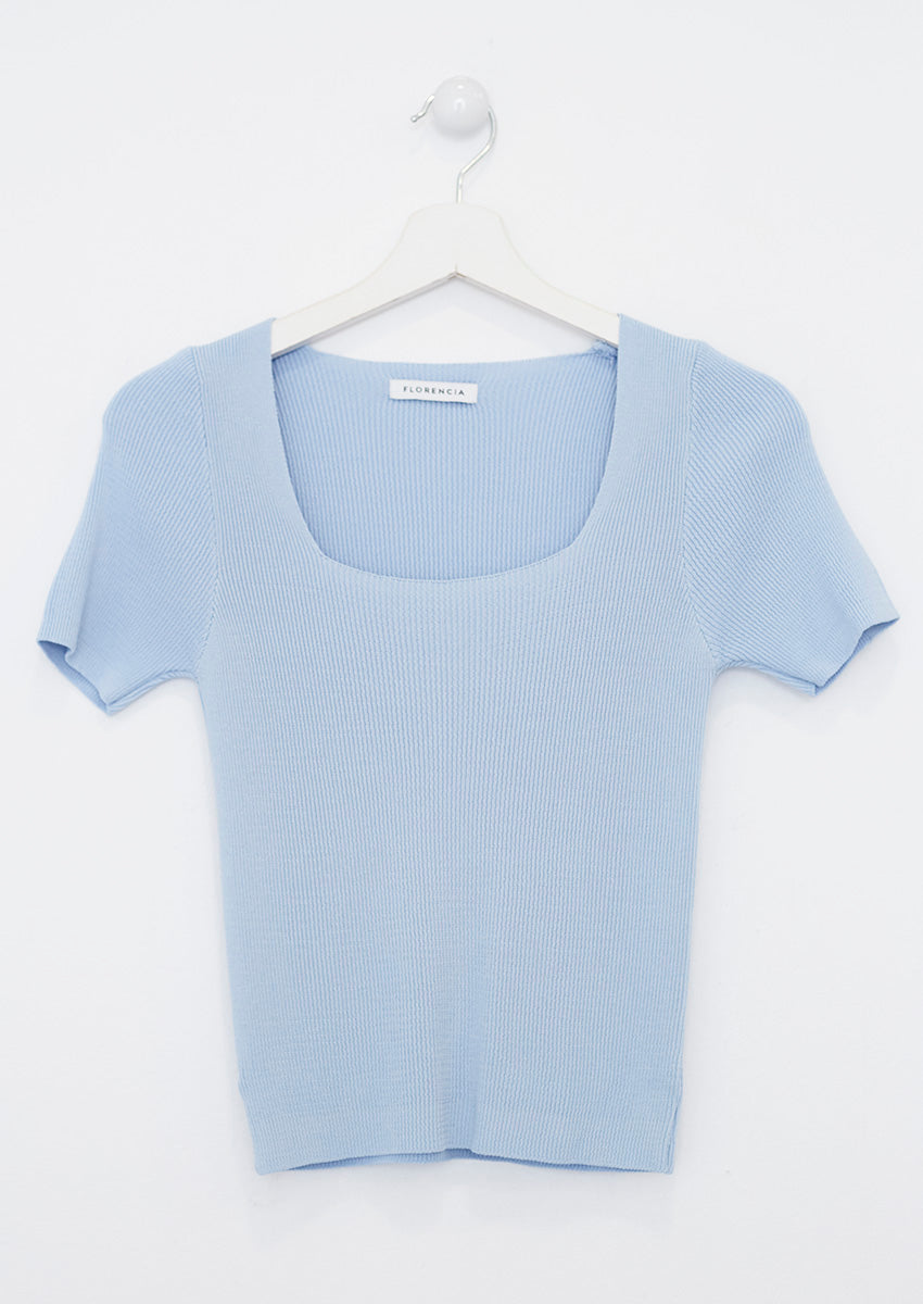 Square neckline top