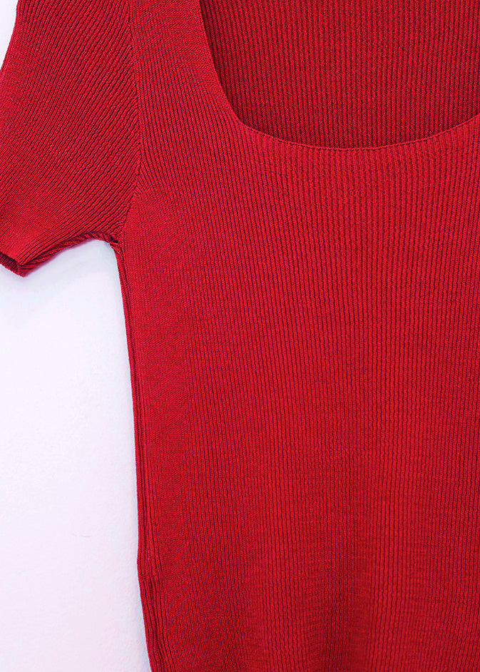Square neckline top