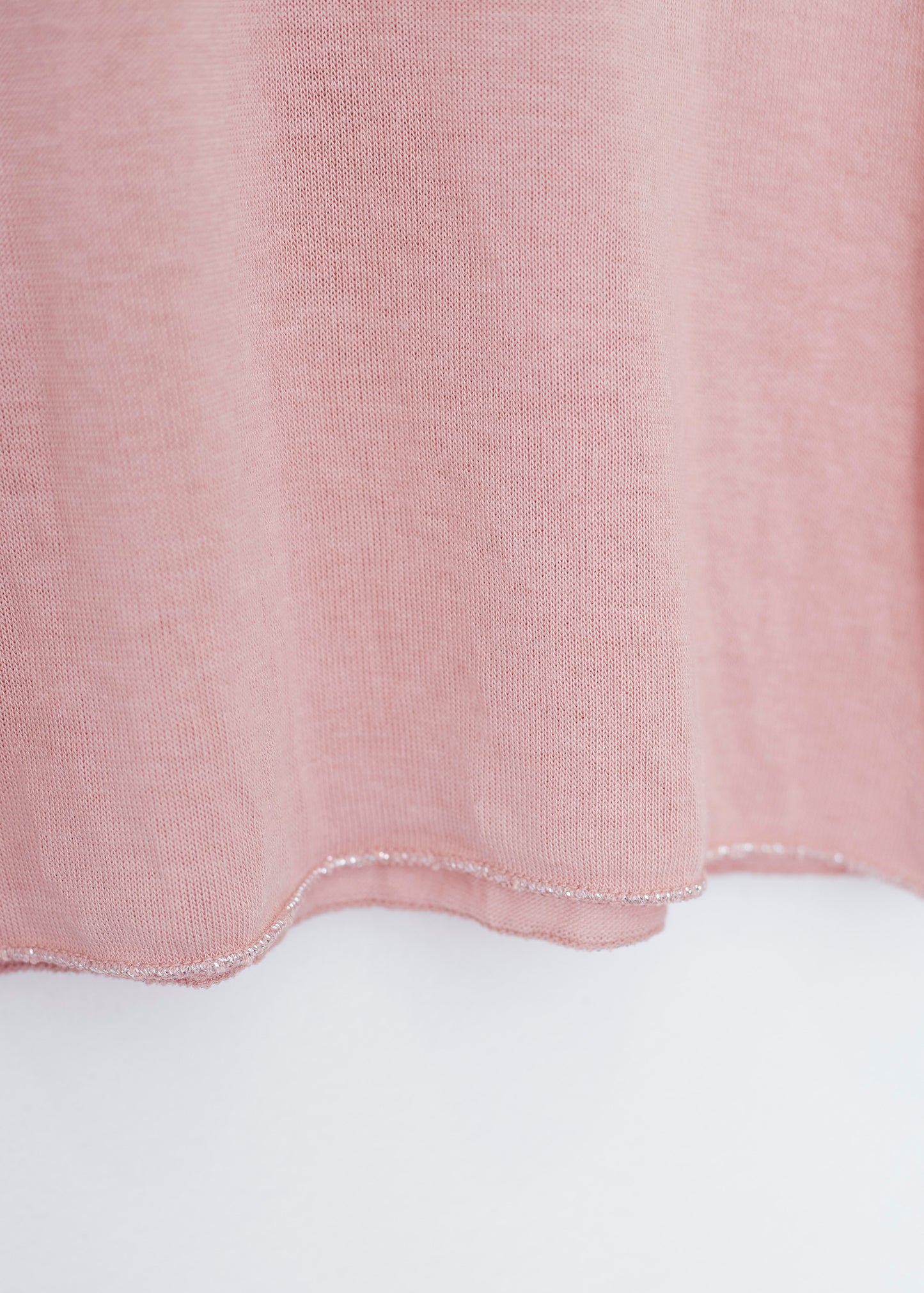 Silver pointed collar t-shirt