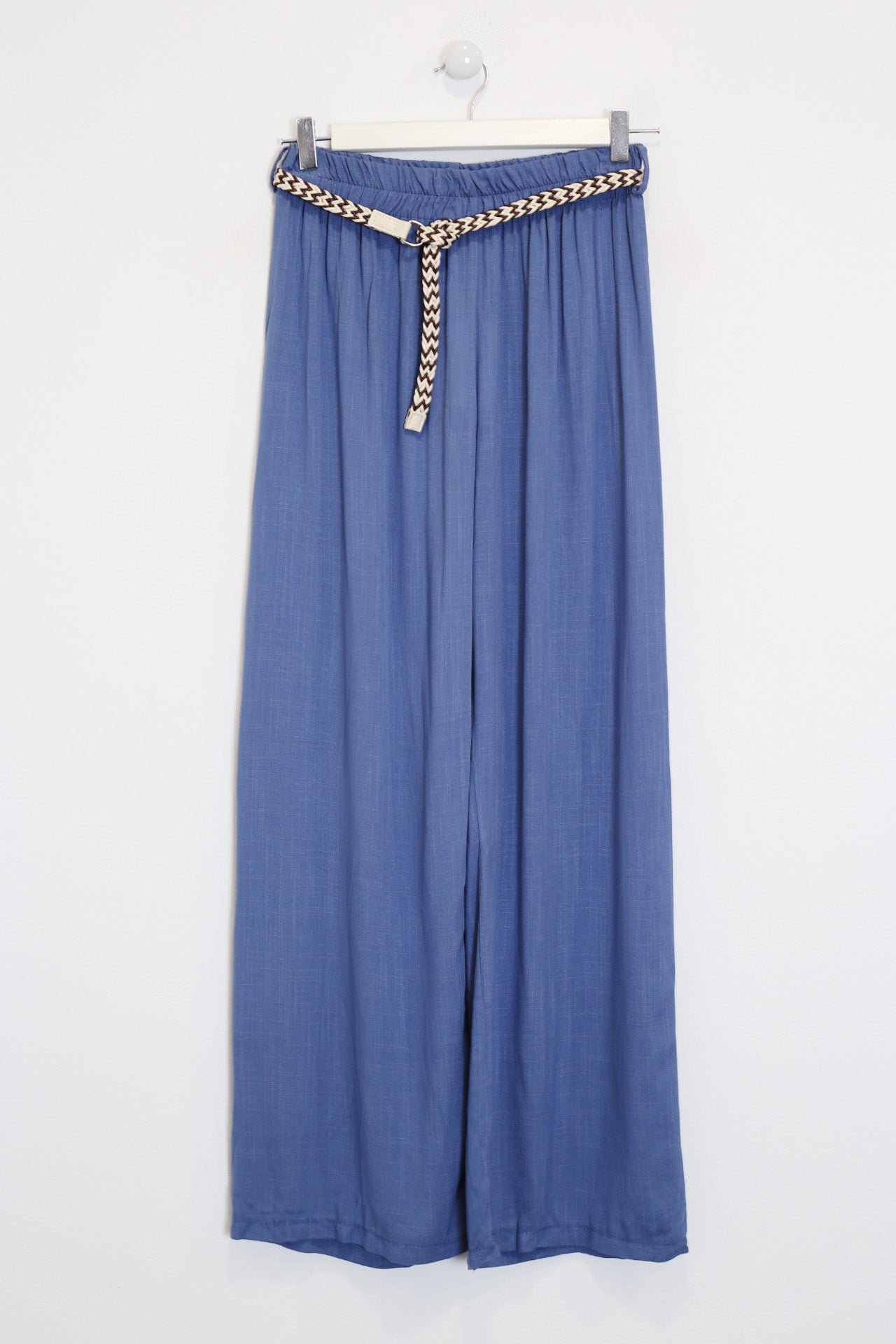 Pantalones textura palazzo