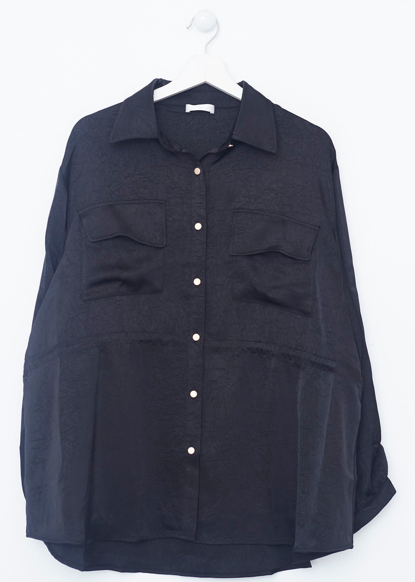 Satin overshirt