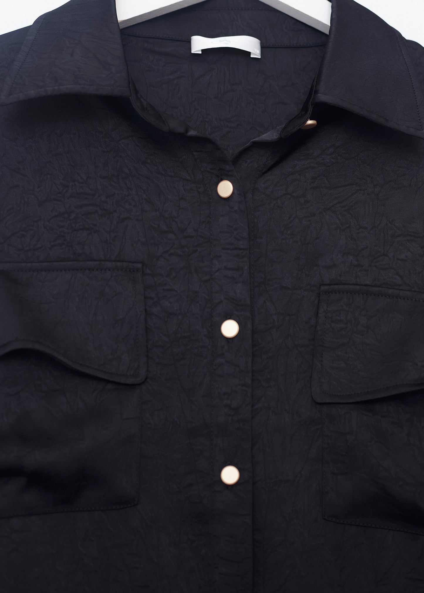 Satin overshirt