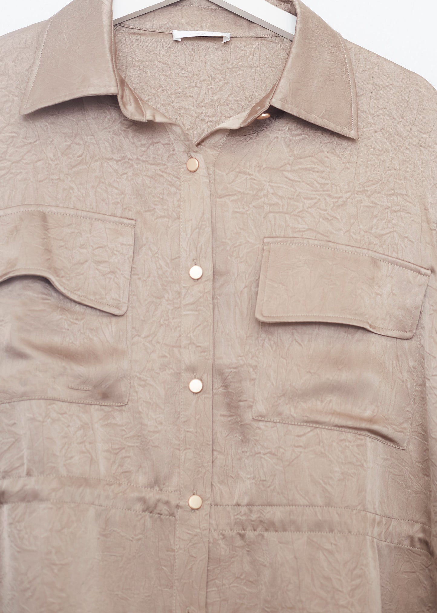 Satin overshirt