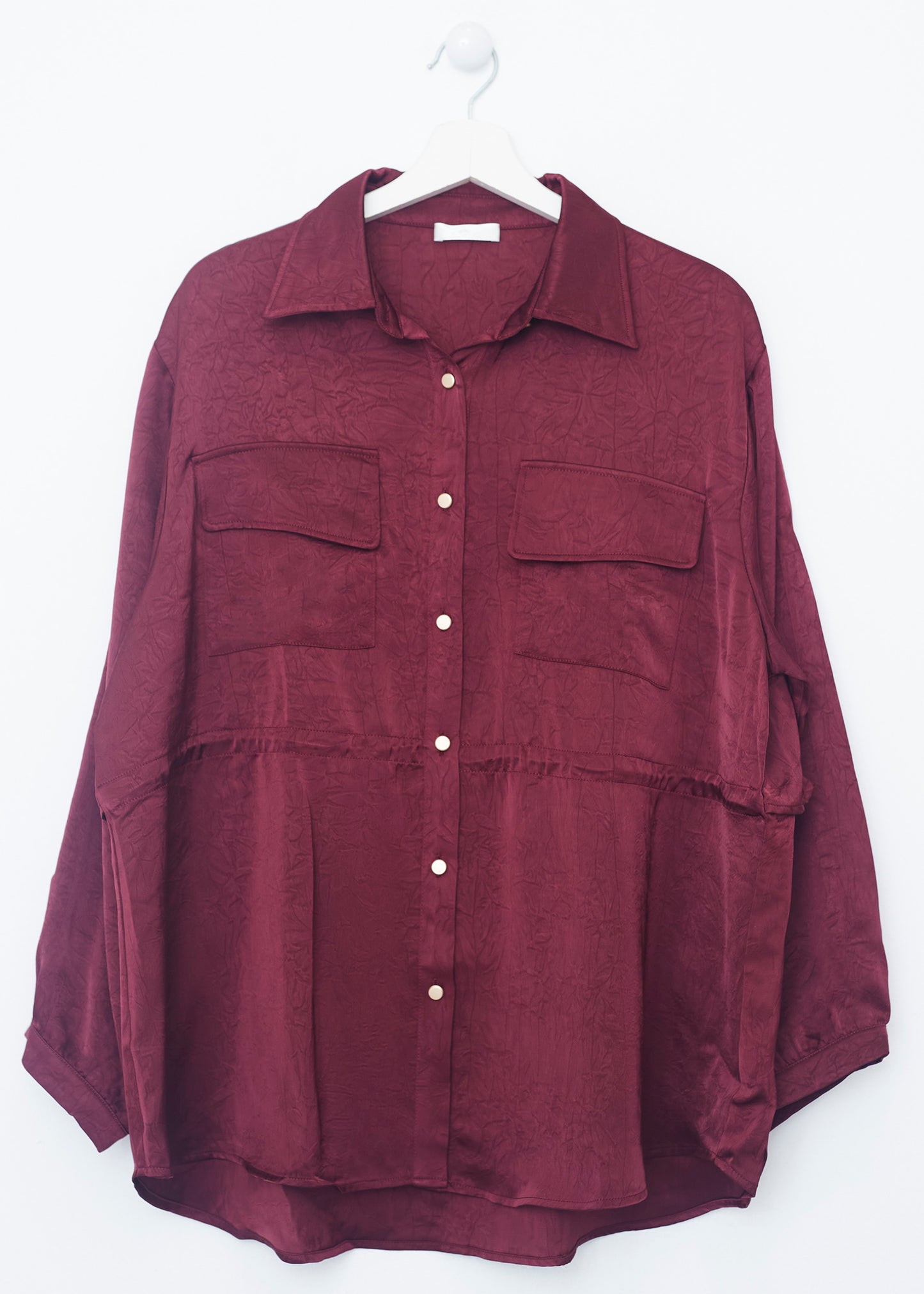 Satin overshirt