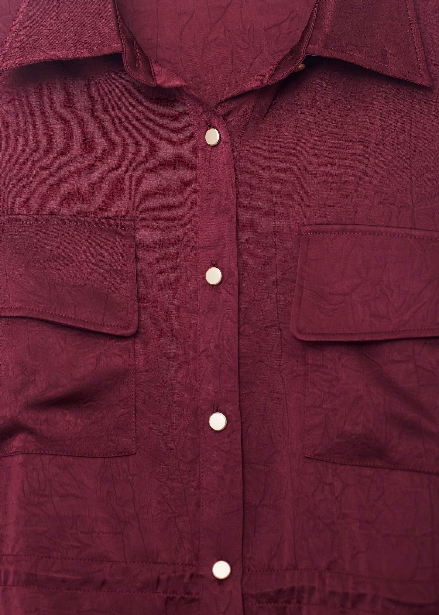 Satin overshirt