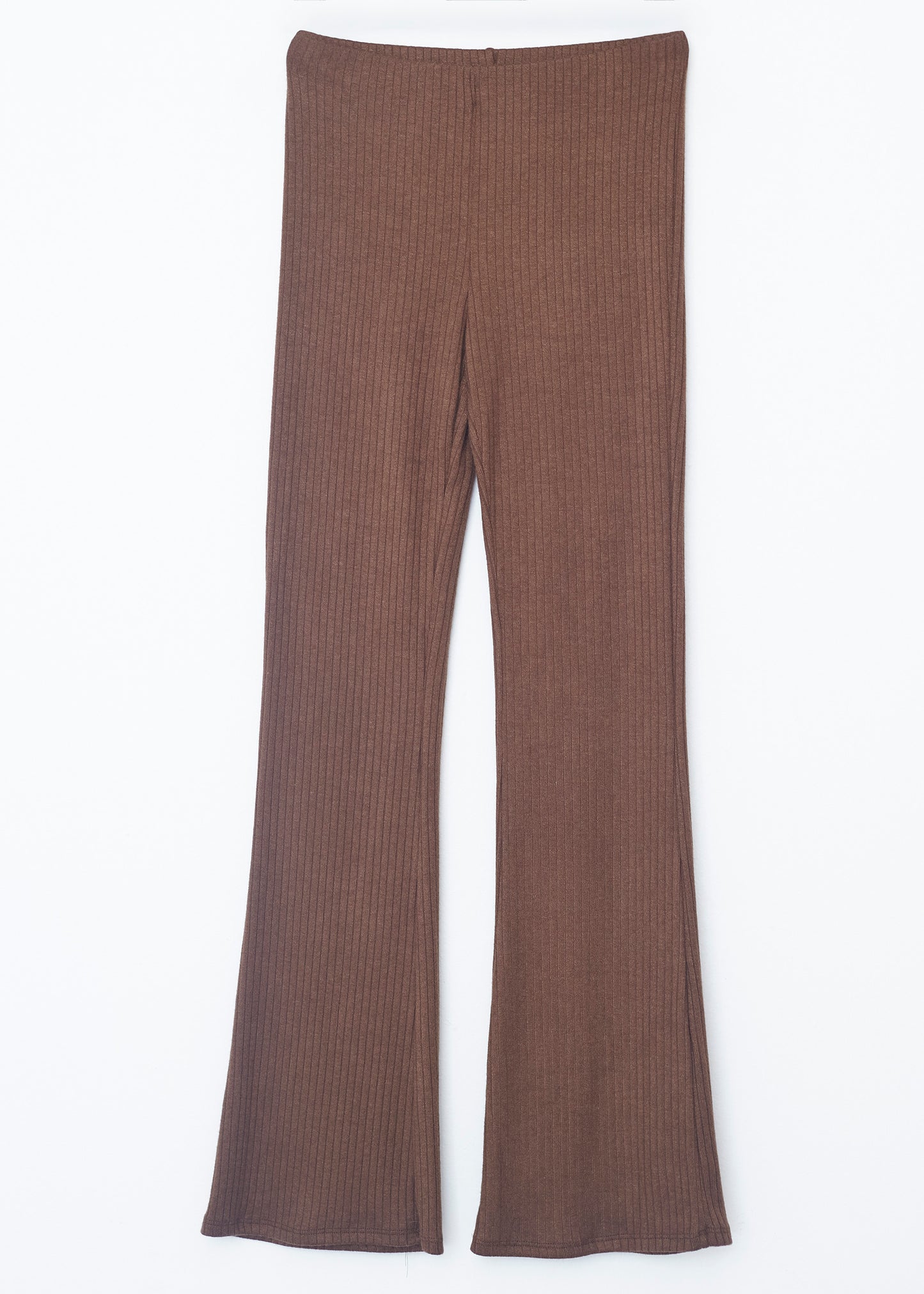 Pantalón flare canalé