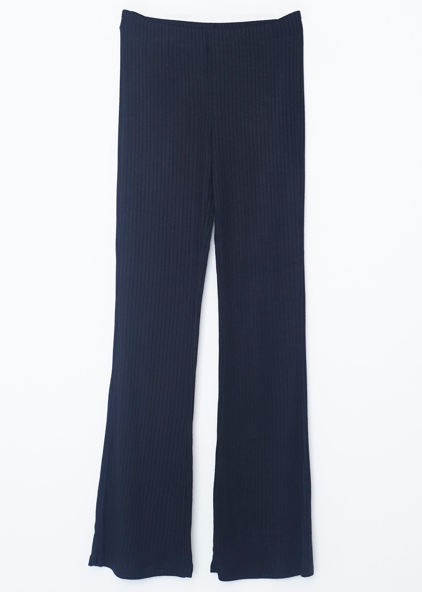 Pantalón flare canalé