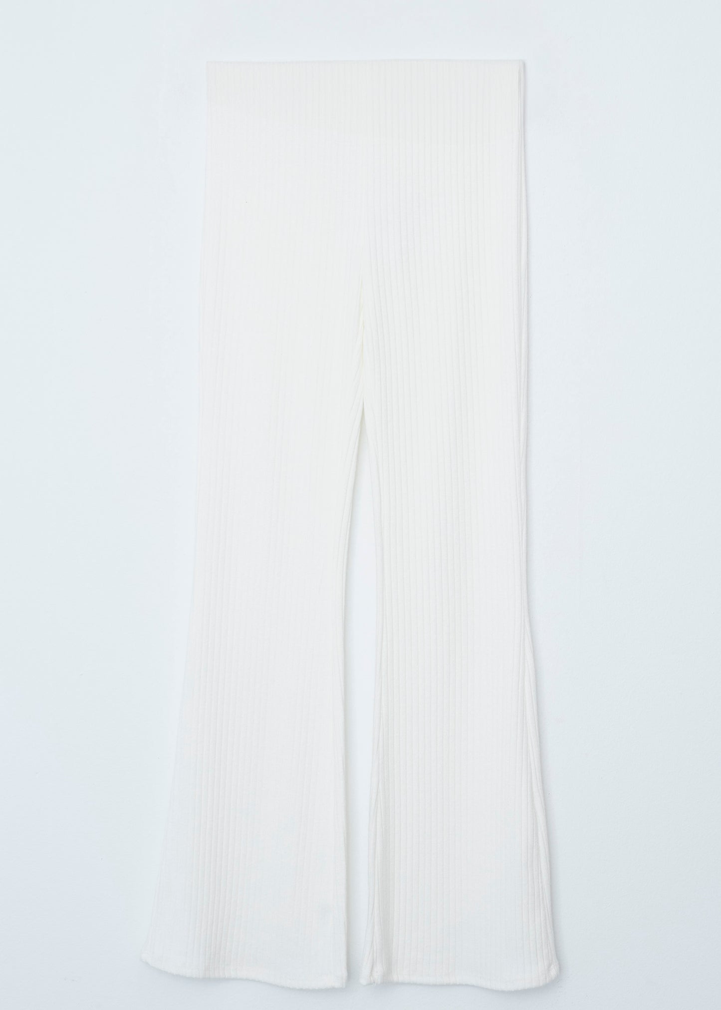 Pantalón flare canalé