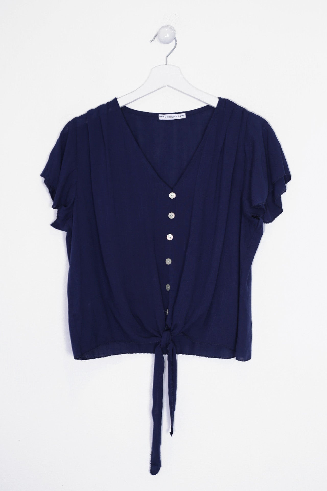 Blusa textura nudo