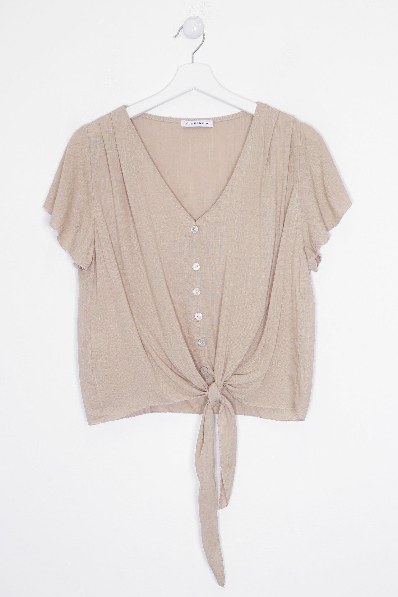 Blusa textura nudo