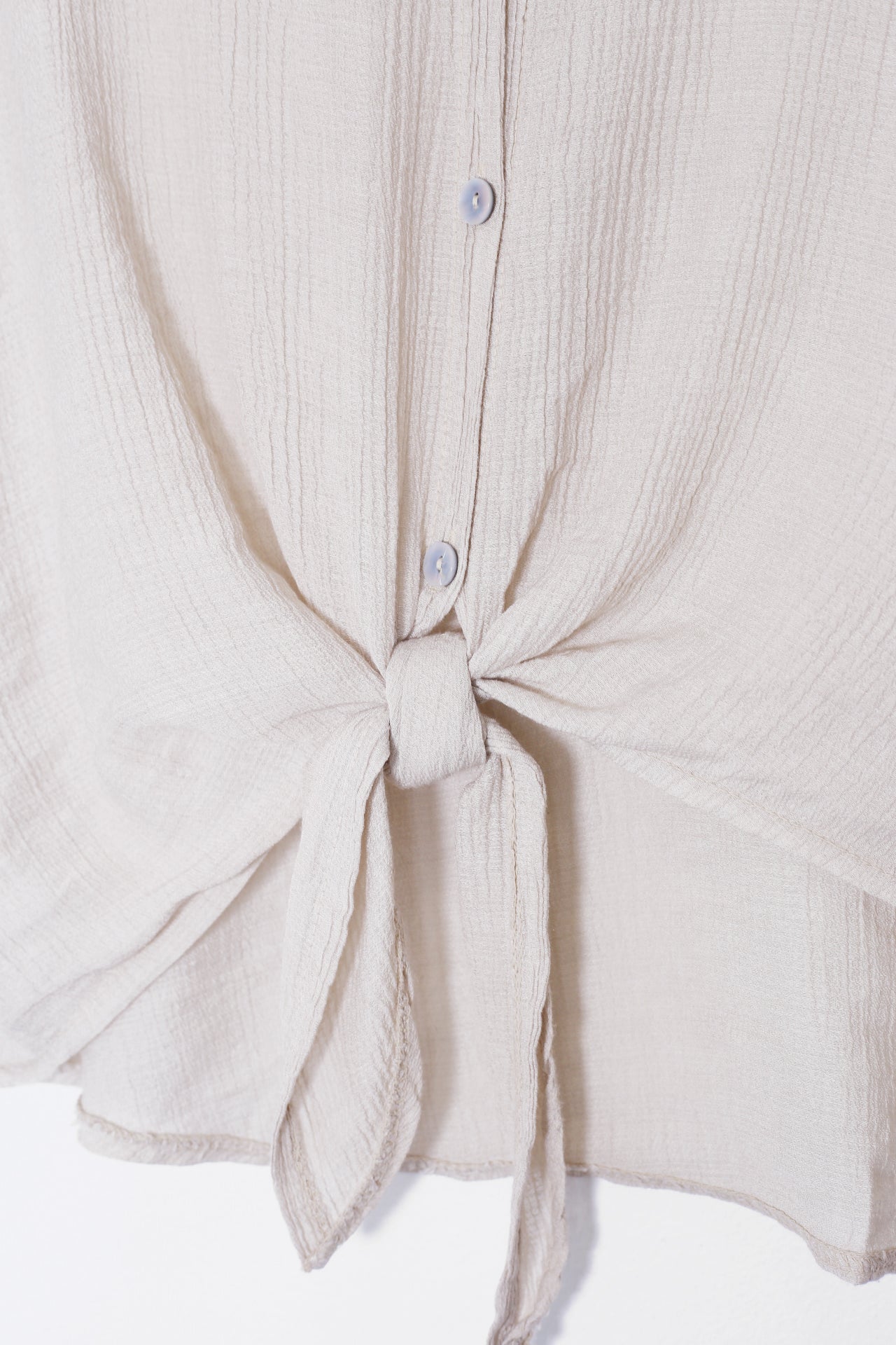 Blusa bambula guipur