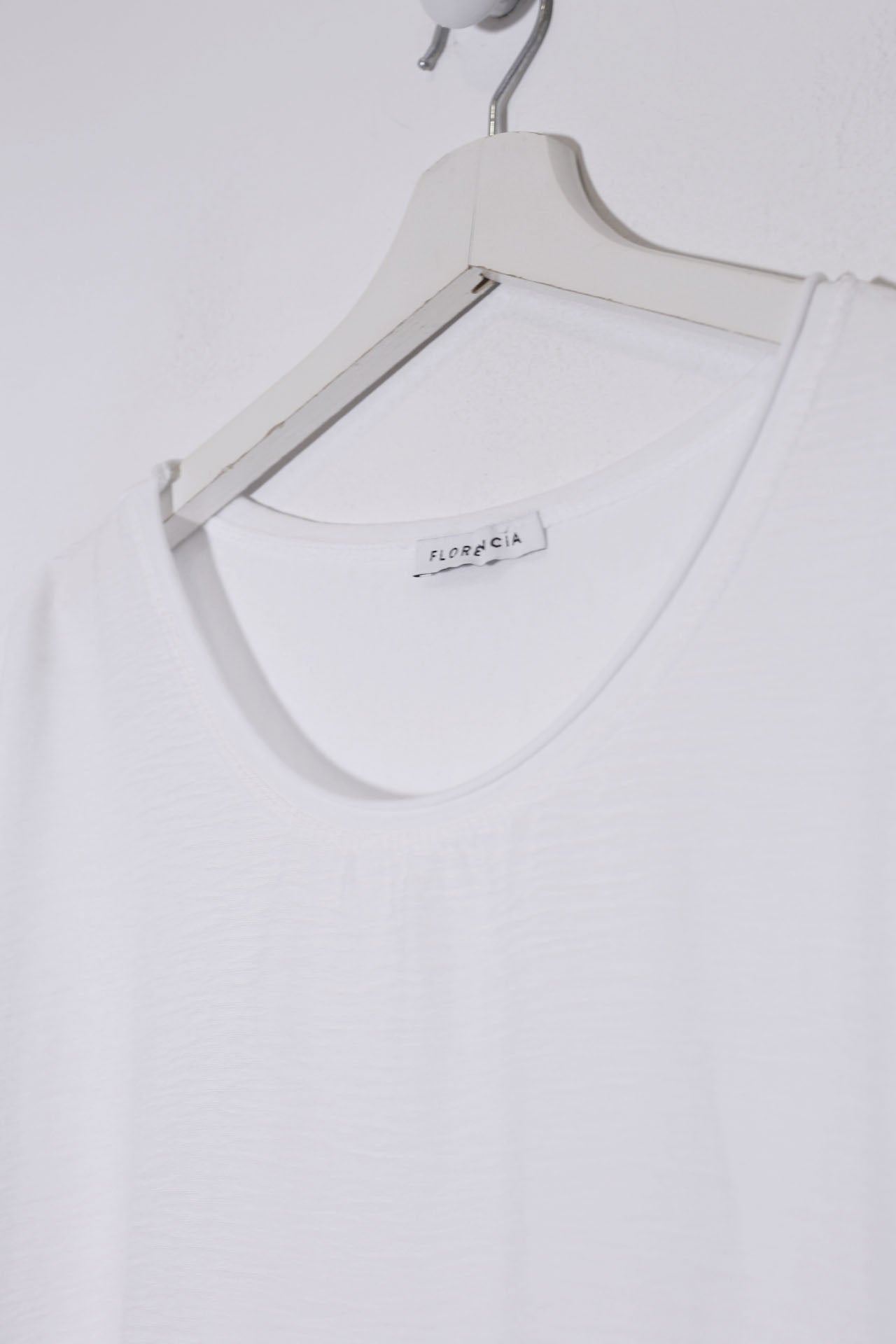 Camiseta bitextura cuello redondo
