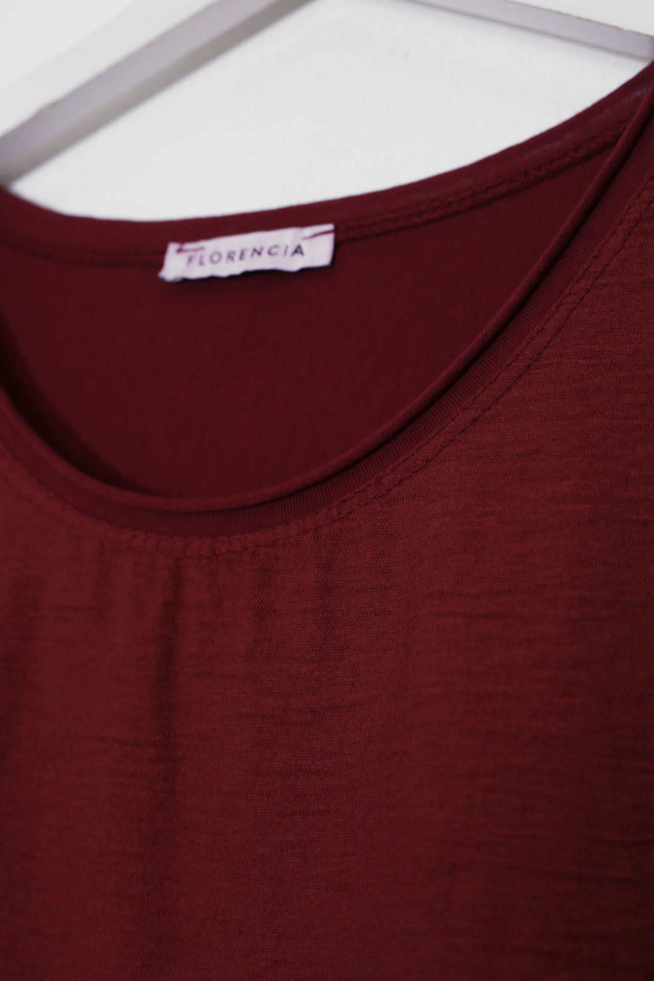 Camiseta bitextura cuello redondo