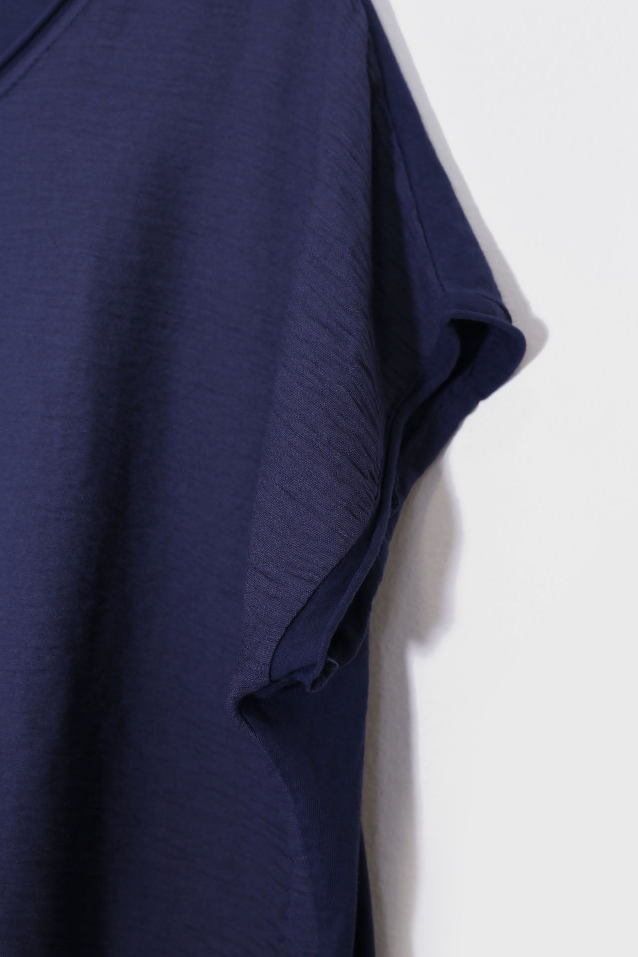 Camiseta bitextura cuello redondo