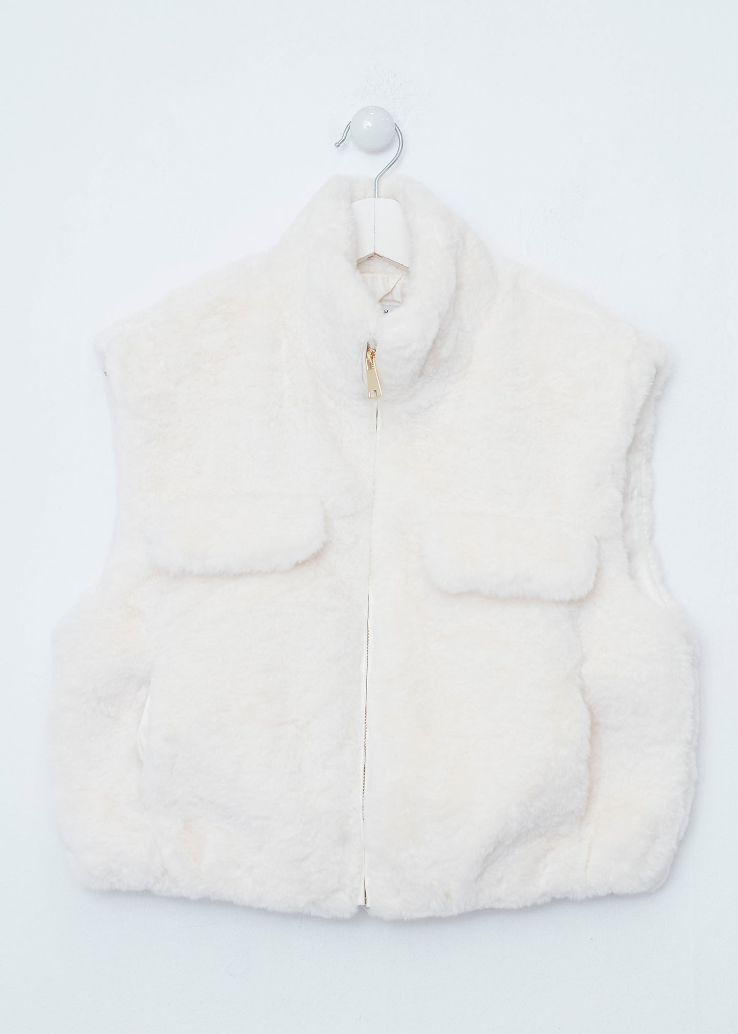 Faux fur vest