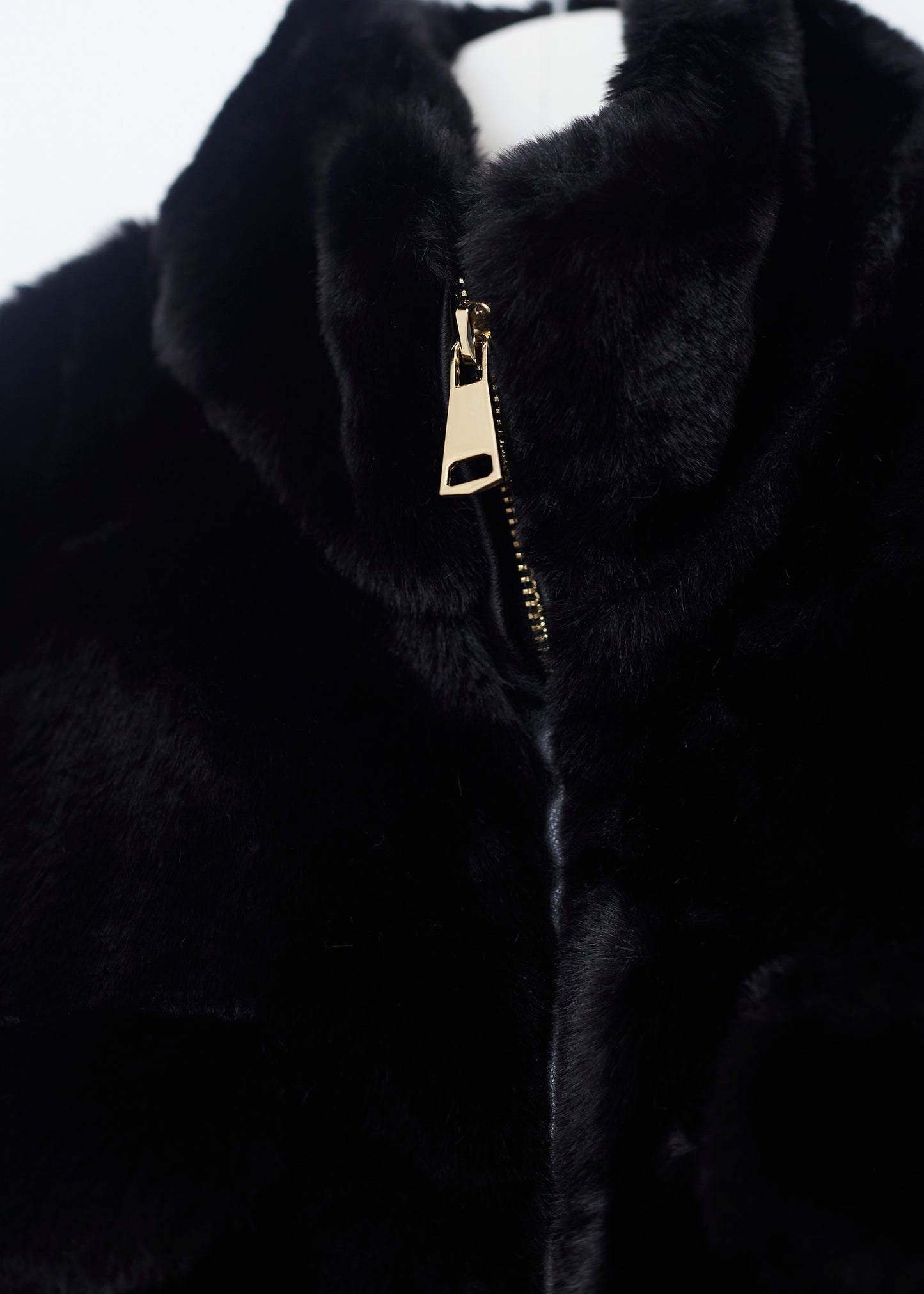 Faux fur vest