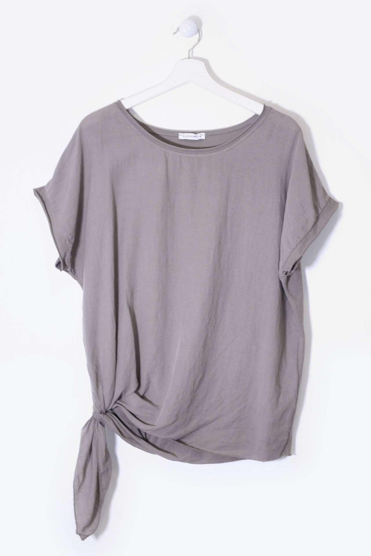 Camiseta bimateria nudo
