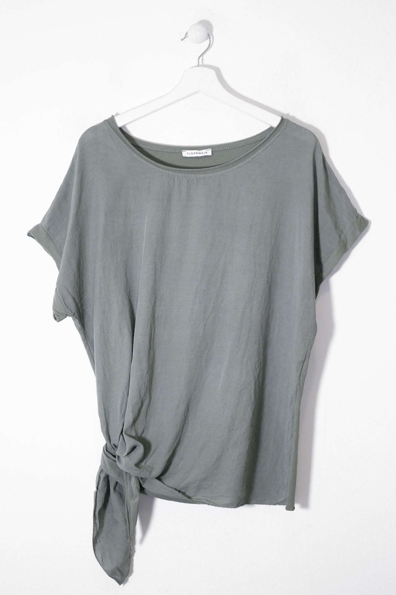 Camiseta bimateria nudo