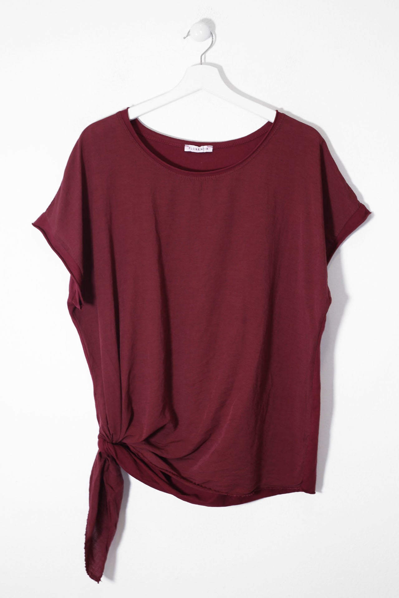 Camiseta bimateria nudo