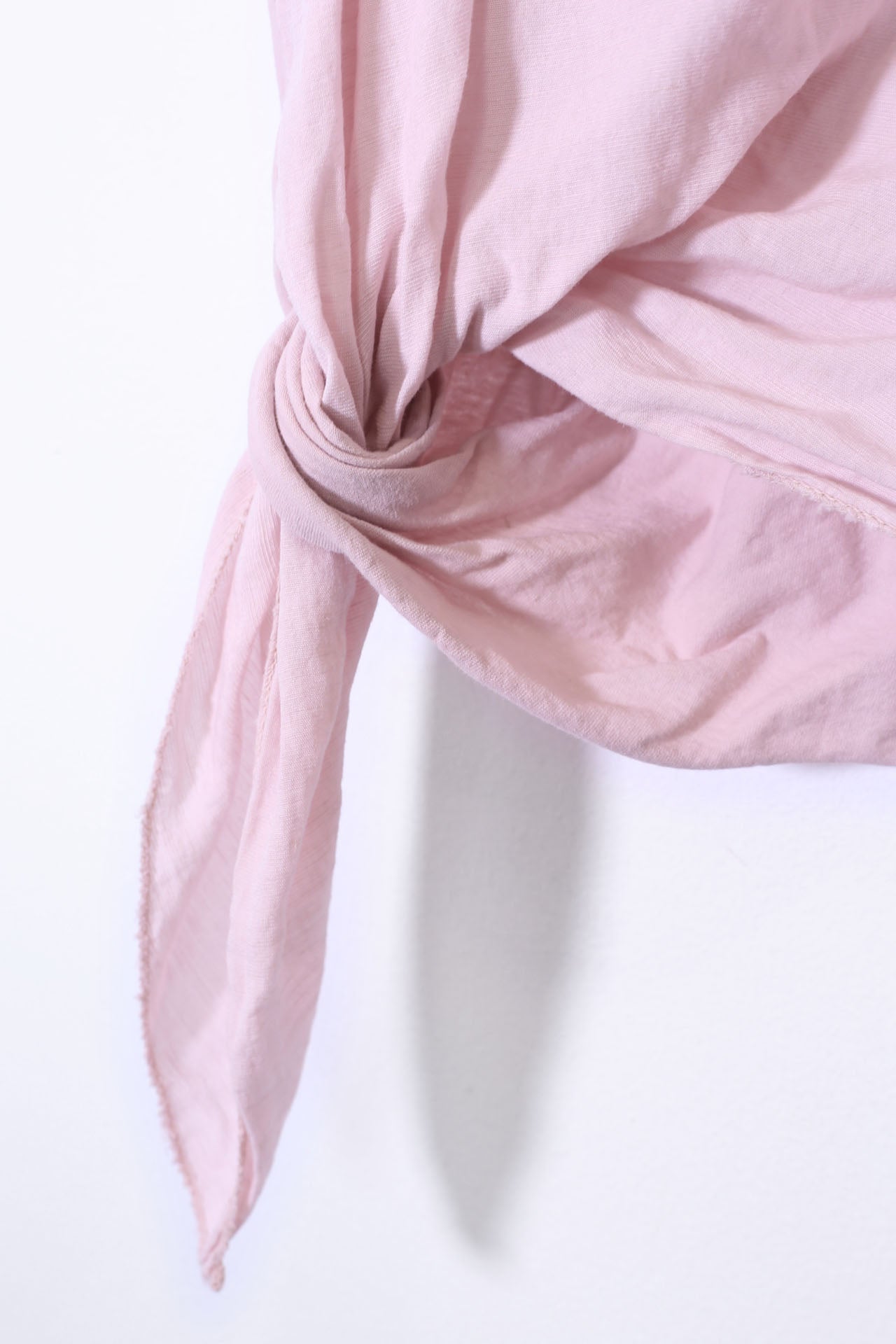 Camiseta bimateria nudo