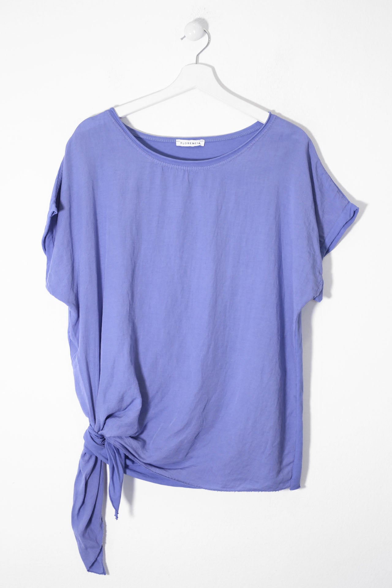 Camiseta bimateria nudo