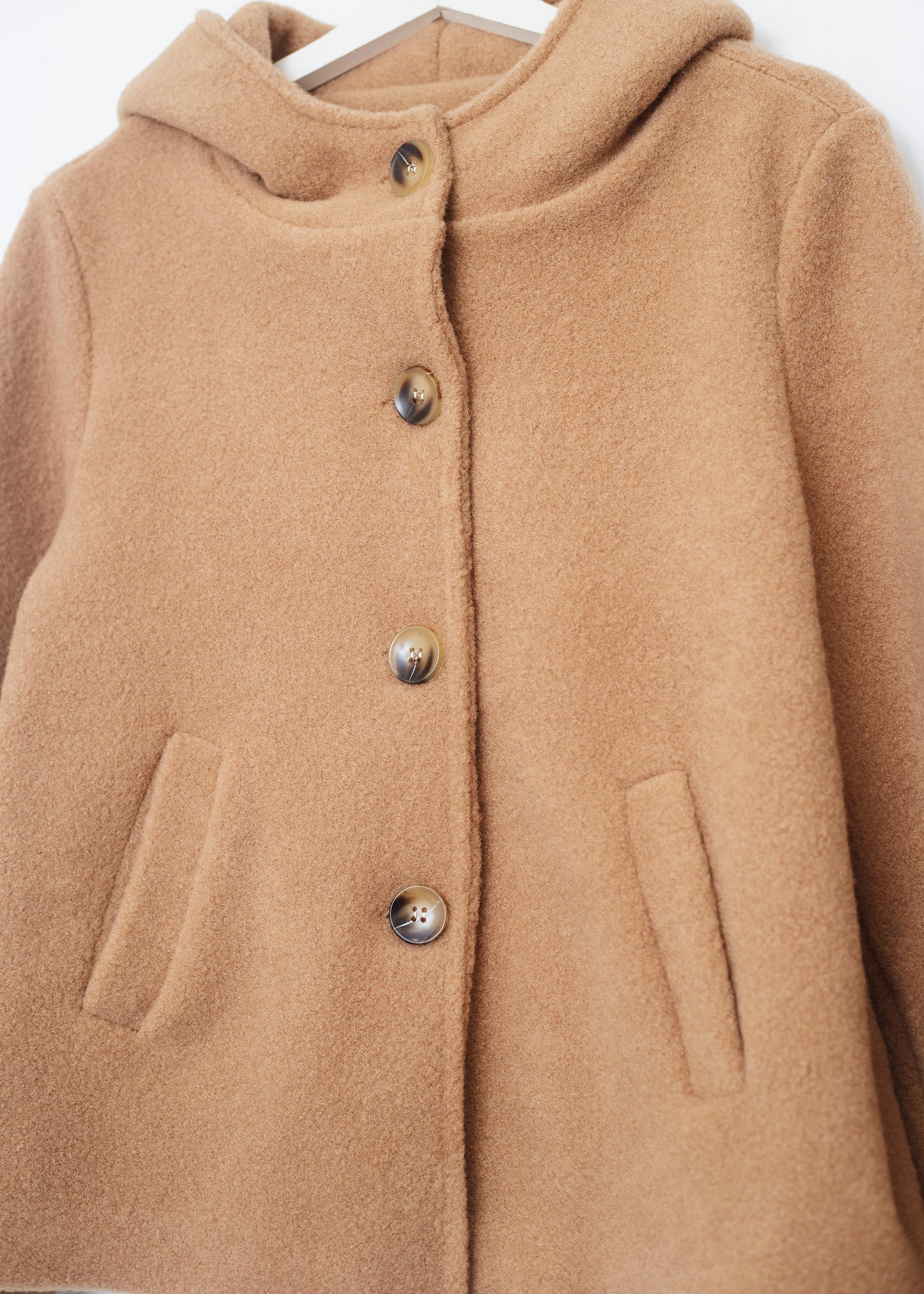 Hooded coat