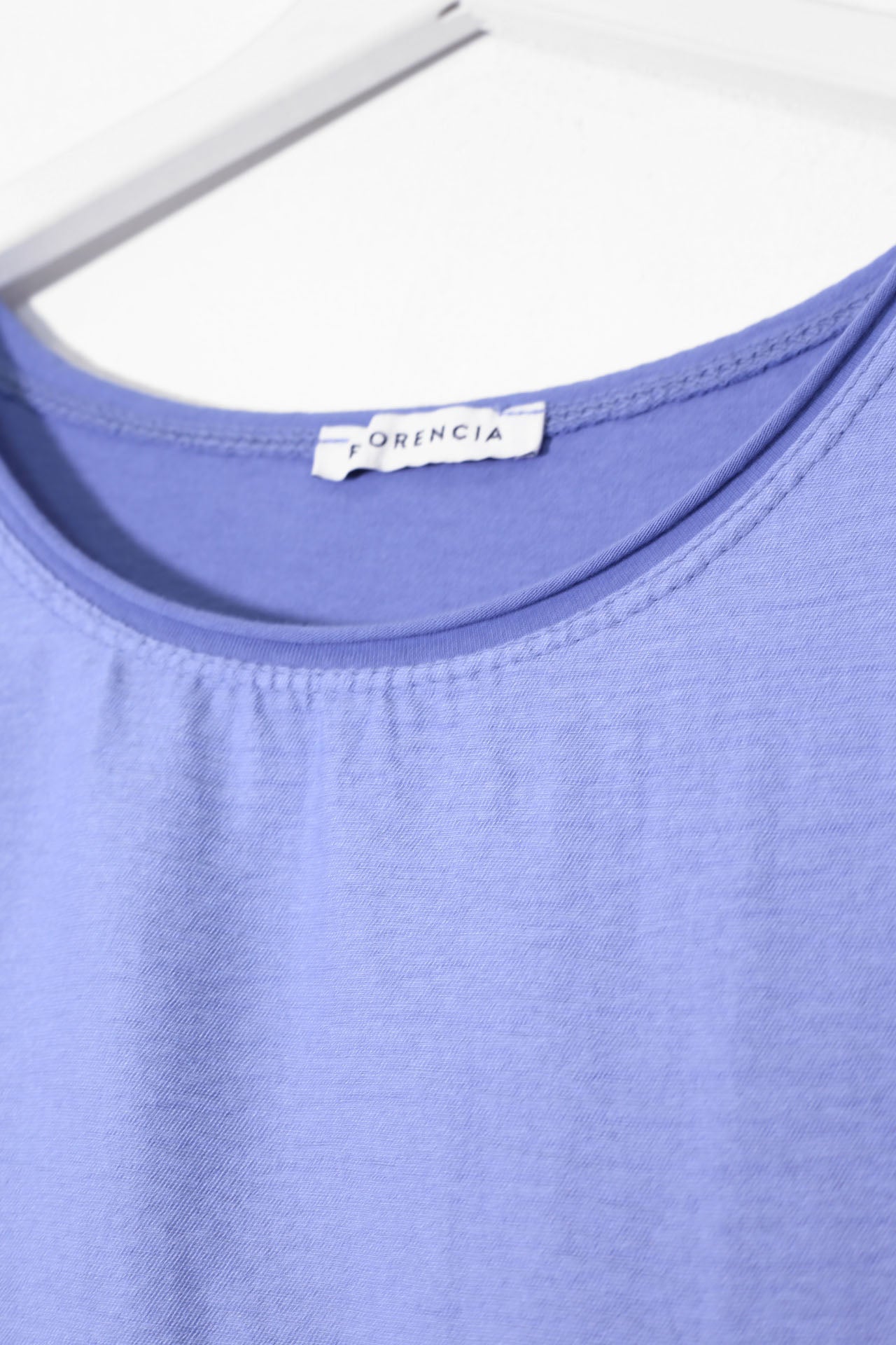Top bitextura cuello redondo