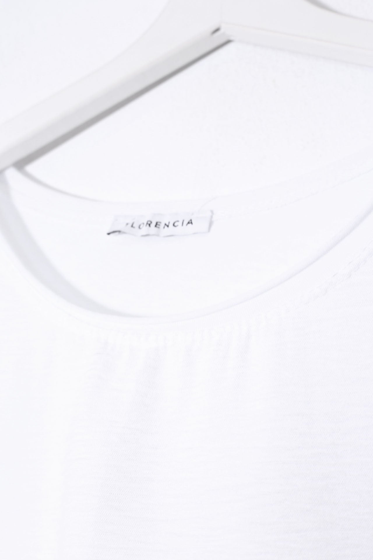Top bitextura cuello redondo
