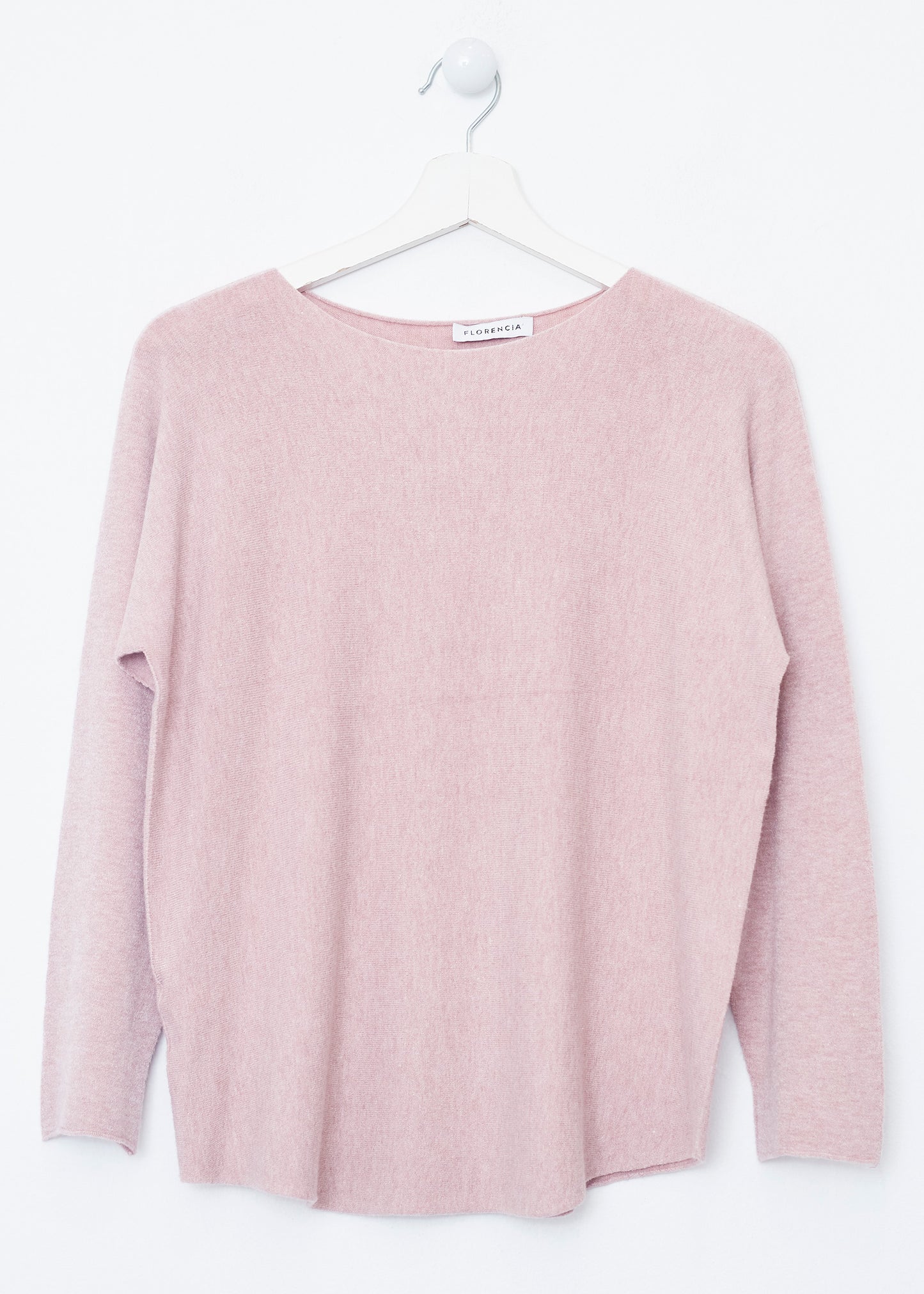 Jersey sin costuras cuello redondo